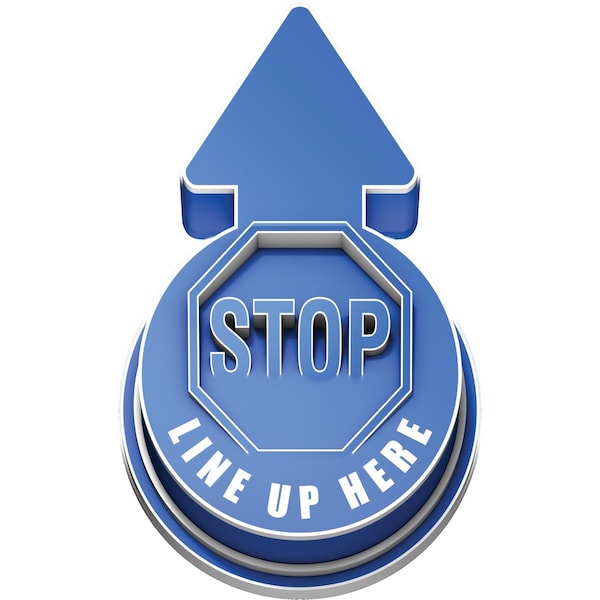 Brady Sign, 24 in Height, 14.5 in Width, Aluminum 151916 - main